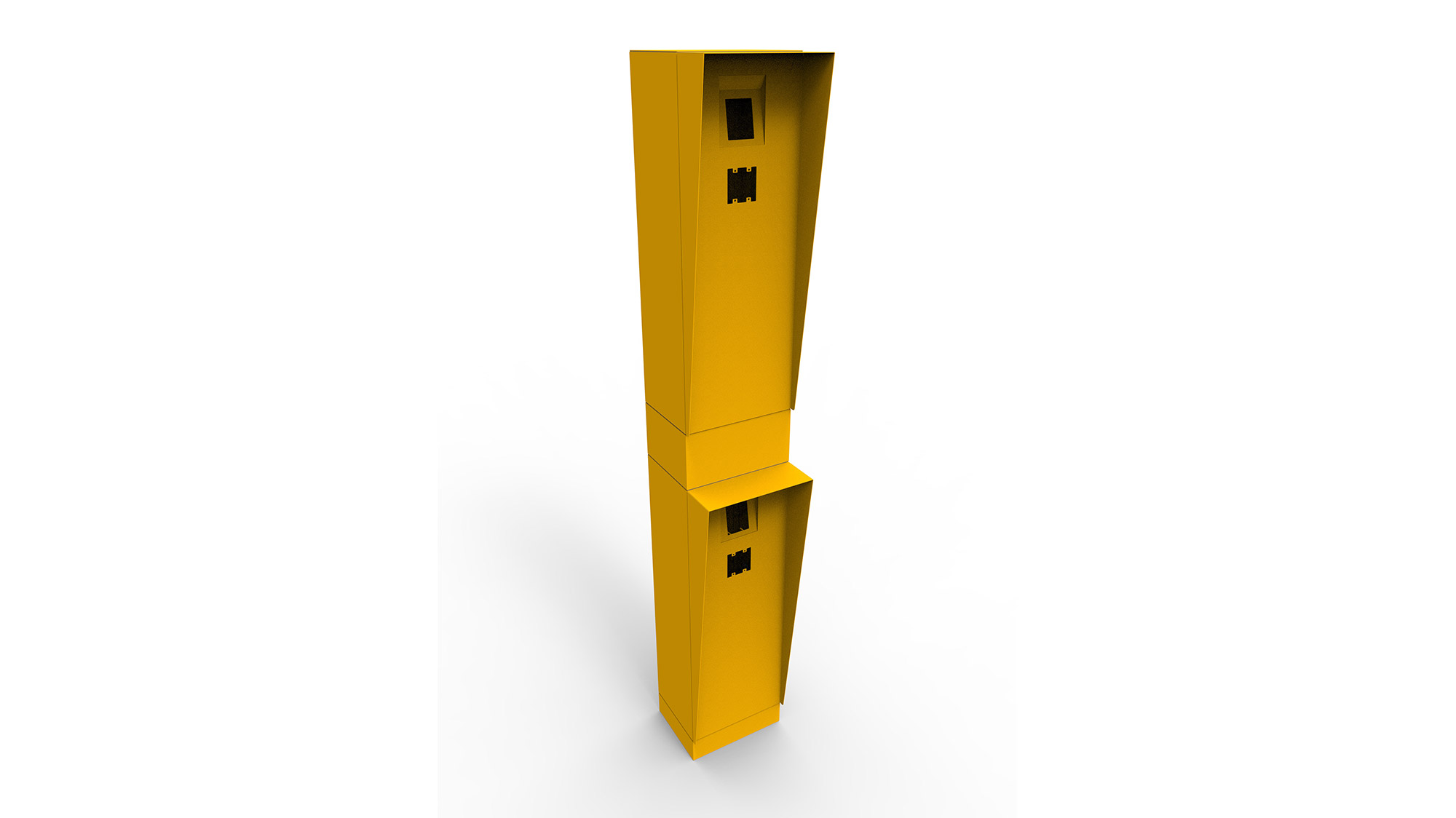 Toegangszuil combinatie van vracht- en personenwagen